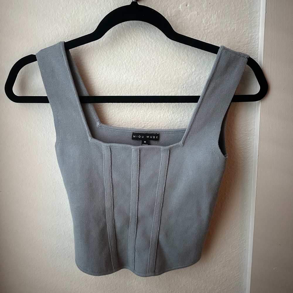 Chic Gray Maxi Skirt